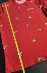 Nike Tiger Woods Men’s Size Large Shirt Red Frank Clubhead All Over Print