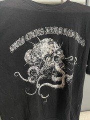 Twin Cities Drum and Brass Vintage T-Shirt Kraken Size Large Black Rare
