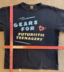 Human Made Men’s Graphic T-Shirt, ‘Gears For Teenagers,’ Japanese Made, Size XL
