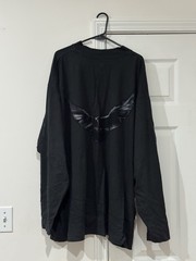 Yeezy Gap Balenciaga Dove Longsleeve Tee Size X-Large Color Black Kanye West✅
