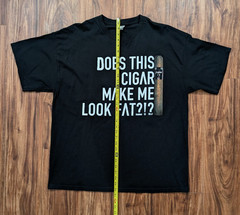Asylum 13 70 x 7 Cigars Two Sided Graphic Shirt Mens Size XXL Smoking Tobacco