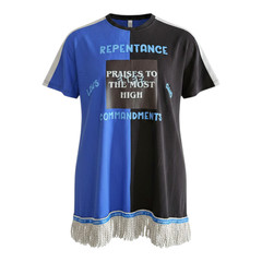 100% Cotton Two Tone Blue/Black Repentance, Laws and Commandments All Praises