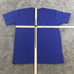 Vintage Russell Athletic Shirt Mens XL Royal Blue Mesh Henley Jersey Athletic