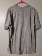 John Ashford Gray Plain Short Sleeve T Shirt Size XL Tall 100% Cotton