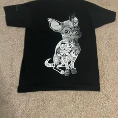 Yazbek Dog Black and Rainbow Tee T-shirt