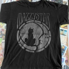 Mazzy Star Black Cat New Unisex Black Cotton T-Shirt