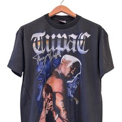 Tupac All Eyez On Me Thug Life Rap T-Shirt Vintage REPRINT Single Stitch XL