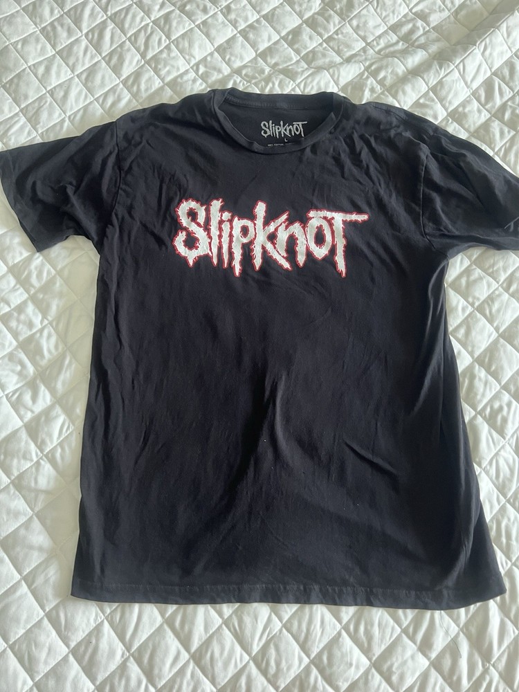 Slipknot Black T Shirt L Large EUC
