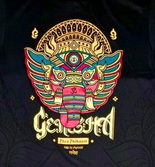 Ganesha T-Shirt Large Diwali Hindu Ganesha Statue Art Hippie Boho Festival