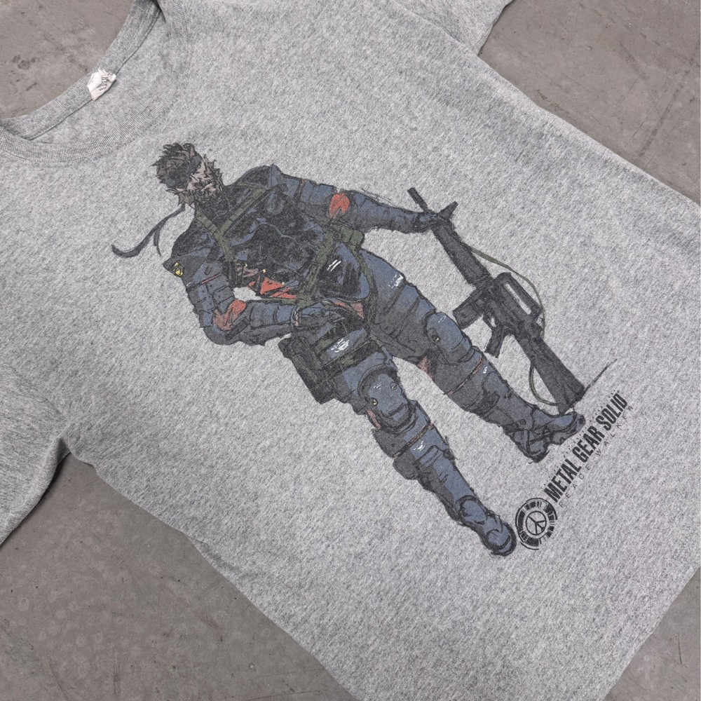 Metal Gear Solid Vintage Shirt Medium Peacewalker Promo Y2K Konami Video Game