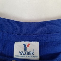 Cancun Mexico Turtle Embroidered Yazbek Men’s Graphic Tee Size Medium Blue