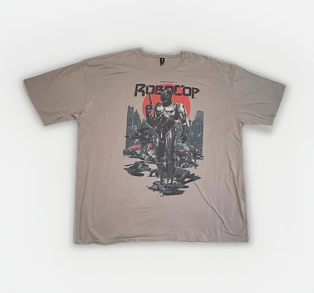 ROBOCOP T Shirt Size 3XL Loot Crate Exclusive Gray Graphic Mens 80s Tee Alex