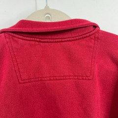 L.L. Bean vintage red full zip cotton blend sweatshirt jacket cabincore outdoor