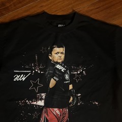 UFC Hasbulla Magomedov vs Everybody MMA 100% Cotton Black T-Shirt Adult L EUC