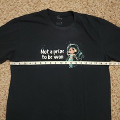 Disney TeeTurtle Aladdin Jasmine Mens L Not a Prize To Be Won Short Sleeve