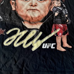 UFC Hasbulla Mens M Black Magomedov Signature T-Shirt Ultimate Fighting Grapple
