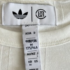 Adidas x CLOT Edison Chen Long Sleeve Ribbed Tee Core White Size: Asia M/US S