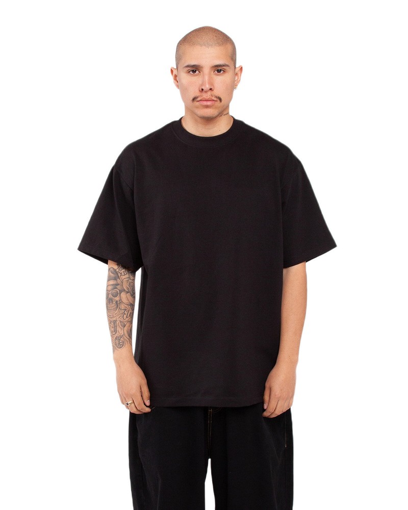 Pack Of 2 Shaka Wear SHMHSS Adult Max Heavyweight Stylish Plain T-Shirt