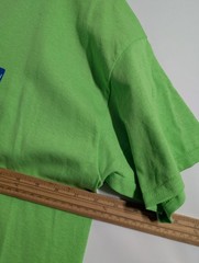 Gildan Mens T Shirt Lime Green Size LG 100% Cotton Regular Fit Short Sleeve Tee