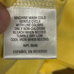 NEW John Ashford Easy Care Sunwash Yellow Short Sleeve Tee Men’s Large