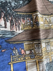 UNIQLO UT Hiroshige Ukiyo-e Kyoto Kinkakuji T-Shirt 100% Cotton Size M (US:S)