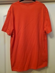 Calvin Klein V-neck TShirt~Sz Large~Men’s~Texture Silk-Like~Red~NEW