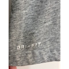 Nike Mens Dri-FIT Heather Gray Short Sleeve Swoosh Logo T-Shirt XL