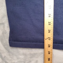 VTG Pluma Shirt Men Blue Heavyweight 100% Cotton Crewneck Blank Made in USA Tee