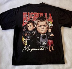 UFC Hasbulla T Shirt L Black PacSun MMA Big Face Rap Hip Hop Comedy Dana Whit