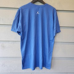 VTG Jordan Shirt Mens Large Blue Respect 23 Dunk Graphic T-Shirt Tee Jumpman
