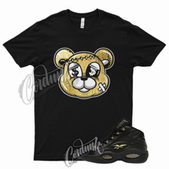 STITCH T Shirt for Question Mid Black Metallic Gold Toe DMP 1 6 7 95 97 3