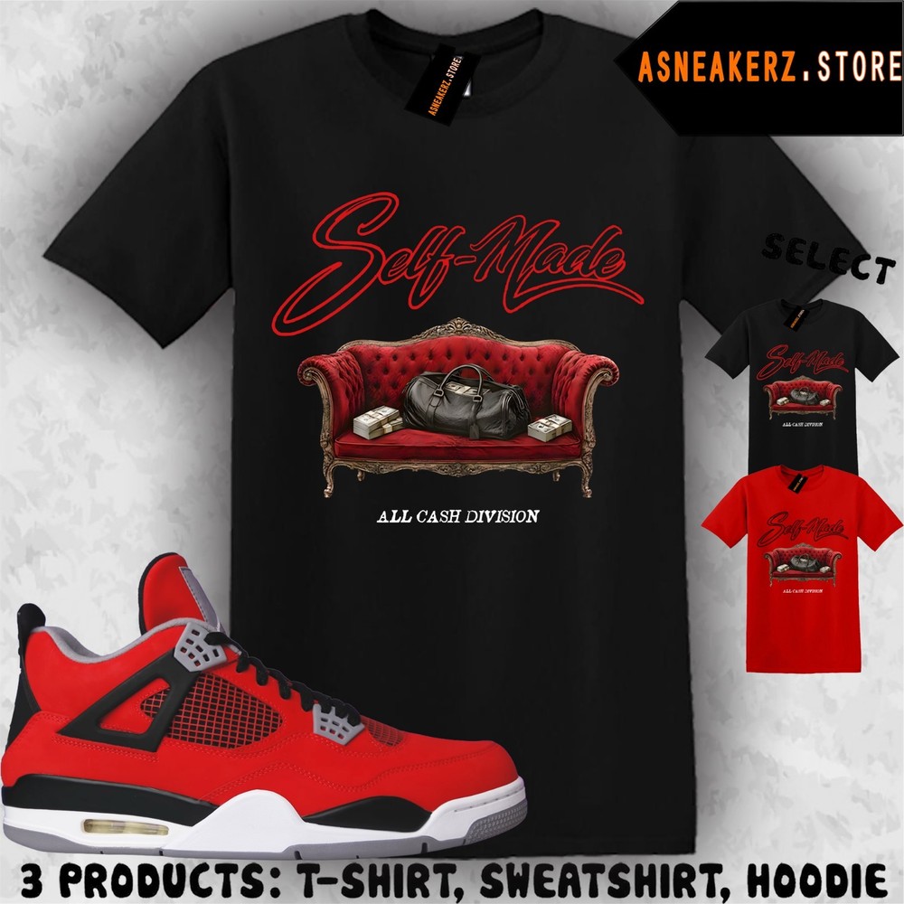 Shirt To Match AJ 4 Toro Bravo 2026 Sneaker Matching Tee Self-Made T-Shirt