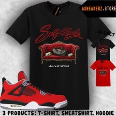 Shirt To Match AJ 4 Toro Bravo 2026 Sneaker Matching Tee Self-Made T-Shirt