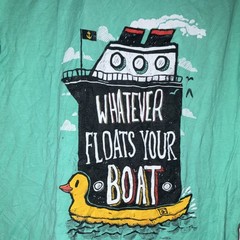 Ann Arbor T-Shirt Company Men’s L Green Cotton Graphic Crew Neck Tee