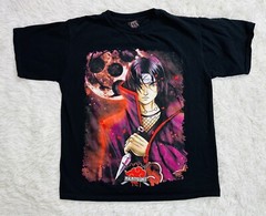 Vintage Naruto Itachi Uchiha T Shirt Rockstar JG Tag Anime Manga Size Medium