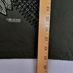 Y2K 7.62 Design Mens Shirt Sz L Green In Arms We Trust Graphic Eagle Patriot Cot