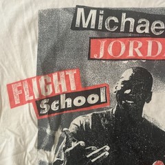 Vintage 90s Michael Jordan’s Flight School Nike Single Stitch Tshirt Size Large