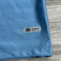 RBX Active Mens Performance T-Shirt Blue X-Dri Short Sleeve CRM2160E Size M