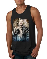 Marilyn Monroe Smoking Hollywood Pop Culture Men Graphic Tank Top