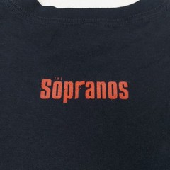 Vintage Y2K The Sopranos Cleaver Promo Crime Drama Official Black T-Shirt L/XL