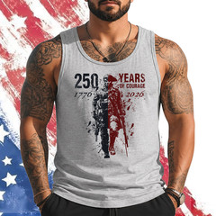 250th Anniversary 250 Years American USA Patriotic 4th July Tank top