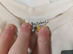 Bay Island Sportswear Men’s L White Bob Dylan Vtg Graphic T-Shirt Tee