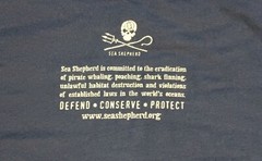 VTG Sea Shepard Mission Statement t-shirt long sleeve Orca Whale Organic cotton