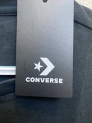 NEW Converse Large Black Crew Neck T-Shirt NWT Logo Tee $35