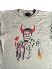 Teddy Fresh “Elon Musk Is a Loser” Limited Edition Men’s Large Streetwear Tee