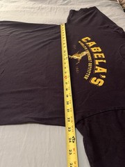 Cabela’s Shirt Mens Y2K large purple 100% cotton duck 2000s Kansas outdoors
