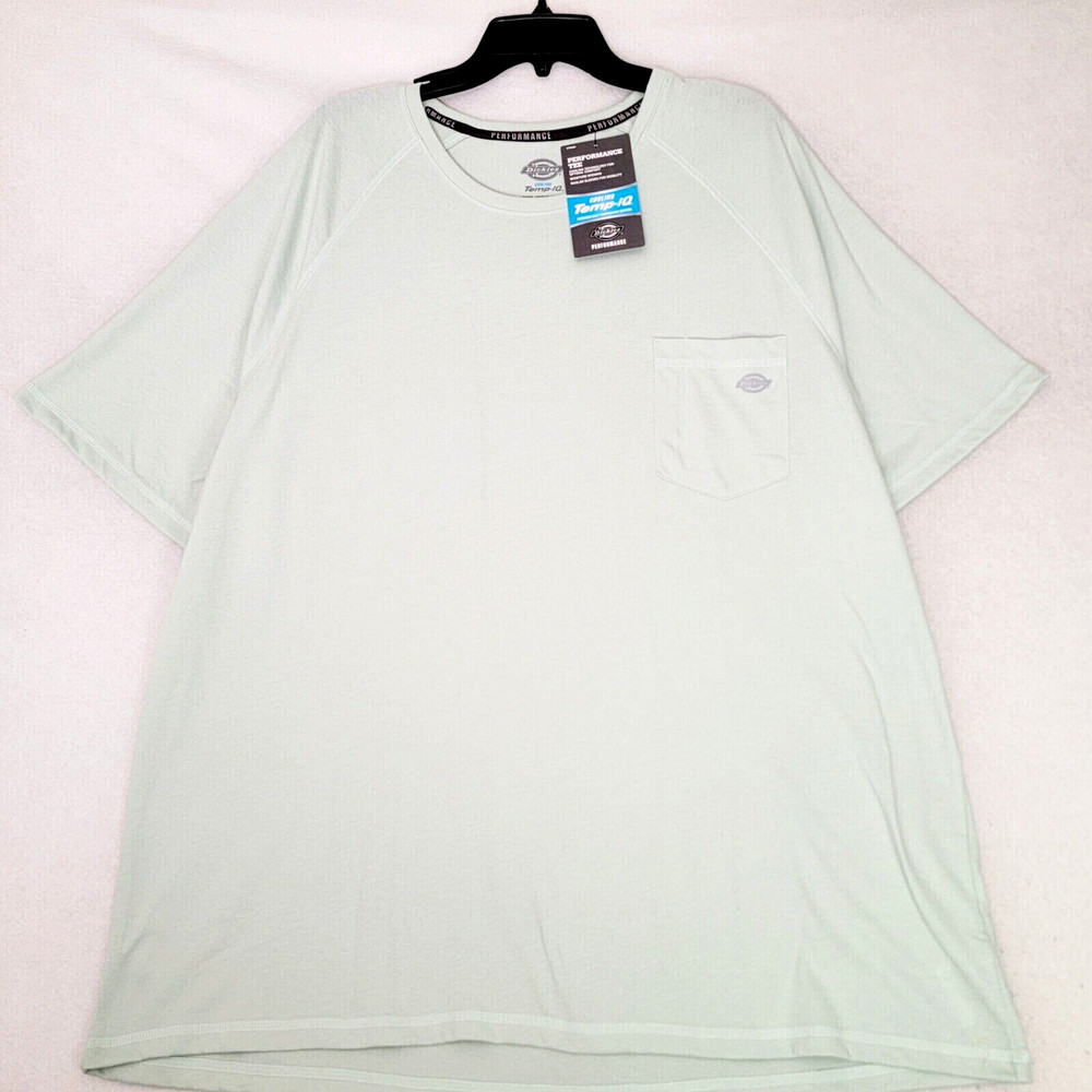 DICKIES Shirt ADULT 3XL XXXL GREEN MENS WORK WEAR POCKET TEE LIGHTWEIGHT USA NWT