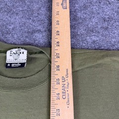 Vintage Earth Collection Yin Yang Graphic T Shirt Olive Green XL Anvil USA Made
