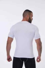 Men’s V Neck Shirts Casual Short Sleeve Gym Athletic T Shirt Top Workout Shirts