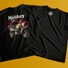 Monkey Bike (yellow) Rising Sun UNISEX Short Sleeve T-Shirt